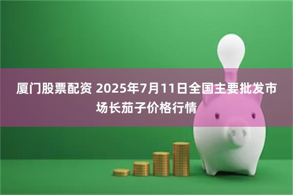 厦门股票配资 2025年7月11日全国主要批发市场长茄子价格行情