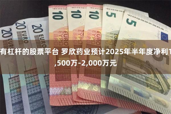 有杠杆的股票平台 罗欣药业预计2025年半年度净利1,500万-2,000万元