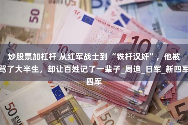 炒股票加杠杆 从红军战士到 “铁杆汉奸”，他被骂了大半生，却让百姓记了一辈子_周迪_日军_新四军